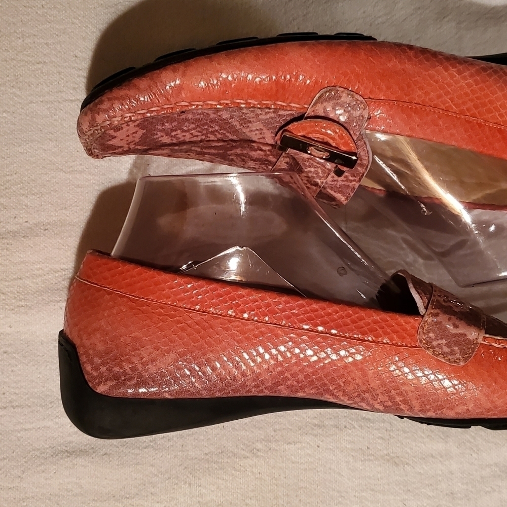 Stuart Weizmann Multicolor Python Embossed‎ Leath… - image 6